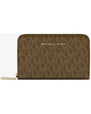 Michael Kors Small Logo Wallet - Green