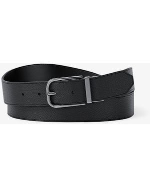 Michael Kors Mk Cintura Reversibile - Nero