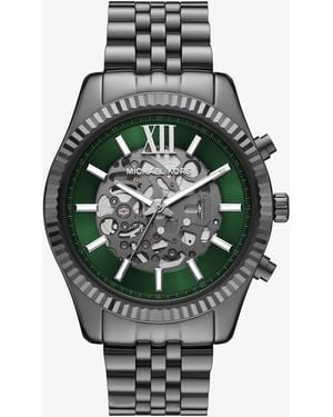 Michael Kors Oversized Lexington Gunmetal Watch - Grey