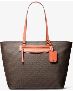 MICHAEL Michael Kors Mk Jet Set Travel Extra-Large Signature Logo Tote Bag - Grey