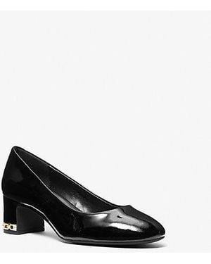 Michael Kors June Flex Patent Leather Pump - Black