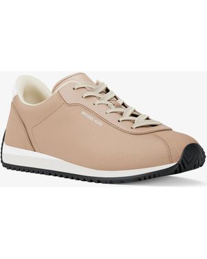 Michael Kors Mk Rhodes Nylon Trainer - Natural