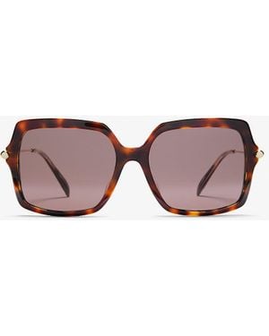Michael Kors Mk Occhiali Da Sole Quogue - Marrone
