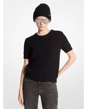 MICHAEL Michael Kors Mk Pullover A Maniche Corte - Nero