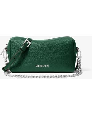 MICHAEL Michael Kors Mk Bryant Small Pebbled Leather Convertible Crossbody Bag - Green