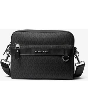 Michael Kors Mk Hudson 2-In-1 Logo Crossbody Bag - Black