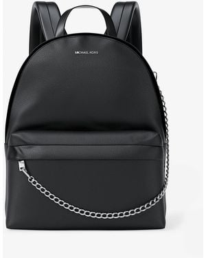 Michael Kors Outlet Mk Slater Medium Backpack - Black