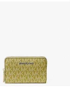 Michael Kors Small Logo Wallet - Green
