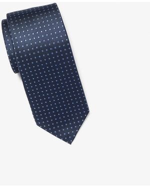 Michael Kors Mk Geometric Silk Tie - Blue