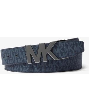 Michael Kors Outlet Mk Cofanetto Con Cintura 4 - Blu