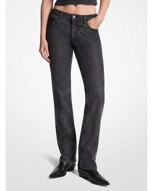 MICHAEL Michael Kors Mkvaquero De Pitillo De Denim Elástico - Azul