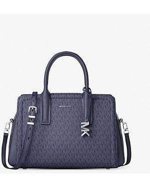 MICHAEL Michael Kors Laila Medium Satchel - Blue