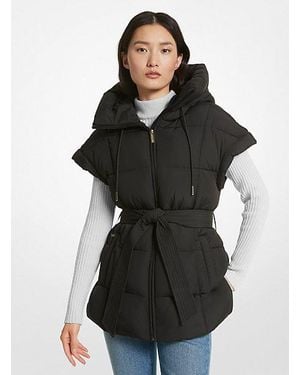 MICHAEL Michael Kors Mk Quilted Puffer Vest - Black