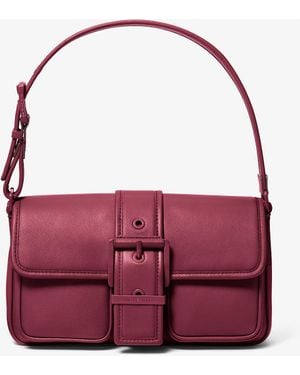 MICHAEL Michael Kors Mkbolso De Hombro Colby Mediano De Piel - Morado