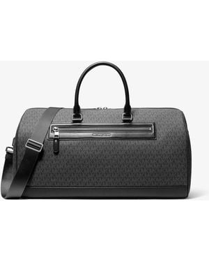 Michael Kors Jet Set Signature Logo Weekender Bag - Black