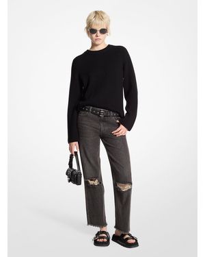 MICHAEL Michael Kors Mkjersey Acanalado De Lana - Negro