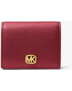 Michael Kors Bryant Small Leather Wallet - Red