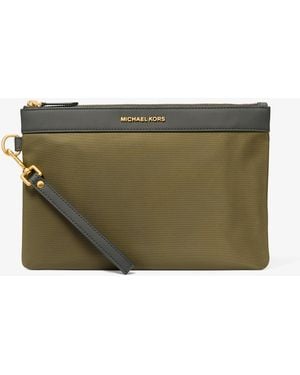 Michael Kors Mk Pochette Da Viaggio Brooklyn - Verde