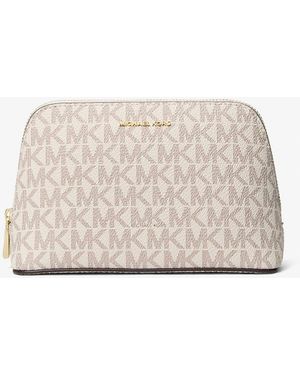 MICHAEL Michael Kors Mk Jet Set Small Signature Logo Travel Kit - Natural