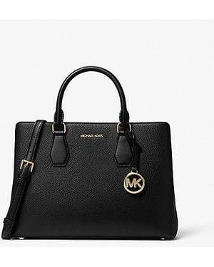 Michael Kors Camille Large Satchel - Black