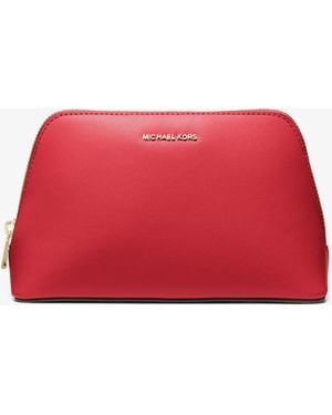 MICHAEL Michael Kors Jet Set Medium Leather Travel Kit - Red