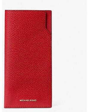Michael Kors Jet Set Pebbled Leather Sunglass Case - Red