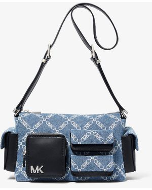 MICHAEL Michael Kors Mk Borsa A Spalla Dakota Media - Blu
