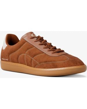 Michael Kors Benny Suede Sneaker - Brown