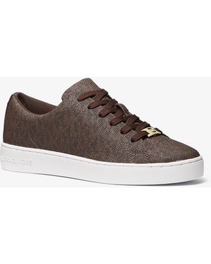 MICHAEL Michael Kors Sneaker Keaton con logo - Marrone