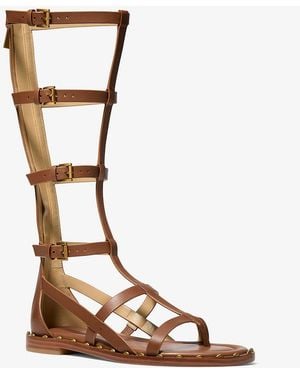 MICHAEL Michael Kors Mk Sandalo Noa Modello Gladiatore - Bianco