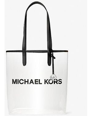 Michael Kors The Michael Large Clear Vinyl Tote Bag in White Lyst Canada