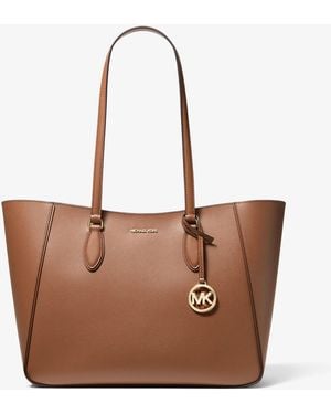 Michael Kors Jet Set Travel Large Signature Logo 3-In-1 Tote Bag - Brown