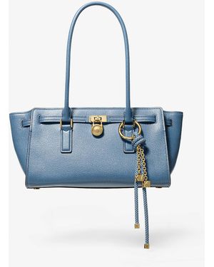 MICHAEL Michael Kors Mkbolso Satchel Hamilton Moderne Pequeño De Piel - Azul
