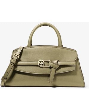 Michael Kors Greta Small Leather Convertible Crossbody Bag - Natural