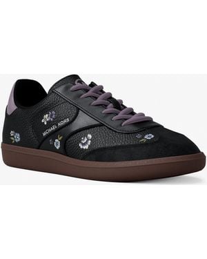 Michael Kors Benny Embellished Sneaker - Black