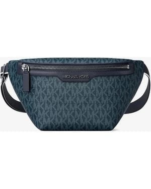 Michael Kors Cooper Mini Logo Belt Bag - Blue