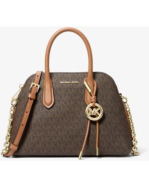 MICHAEL Michael Kors Mk Borsa A Mano Freddie Media Bombata Con Stampa Logo - Neutro