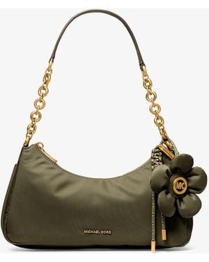 MICHAEL Michael Kors Mk Nolita Medium Nylon Chain Pochette - Green
