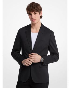 Michael Kors Coolmax Woven Blazer - Black