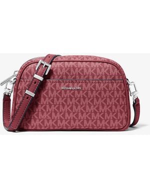 MICHAEL Michael Kors Mk Camera Bag A Tracolla Jet Set Piccola Con Logo - Rosso
