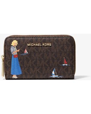 Michael Kors Small Jet Set Girls Wallet - Brown
