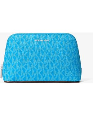 MICHAEL Michael Kors Mk Jet Set Small Signature Logo Travel Kit - Blue