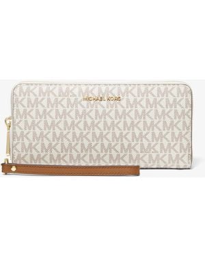 MICHAEL Michael Kors Large Logo Continental Wallet - White