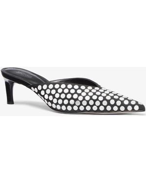 MICHAEL Michael Kors Mk Kasia Studded Mule - White