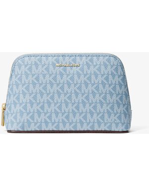 MICHAEL Michael Kors Mk Jet Set Small Signature Logo Travel Kit - Blue