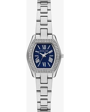 Michael Kors Mk Petite Chelsea Pavé-Tone Watch - Blue