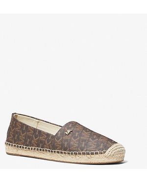 MICHAEL Michael Kors Kendrick Empire Signature Logo Slip on Espadrille in Blue Lyst UK