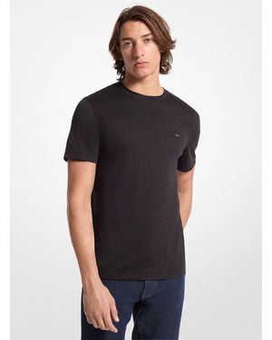 Michael Kors Mk T-Shirt A Girocollo - Blu
