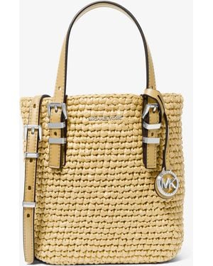 Michael Kors Quinn Extra-Small Hand-Crocheted Crossbody Bag - Metallic