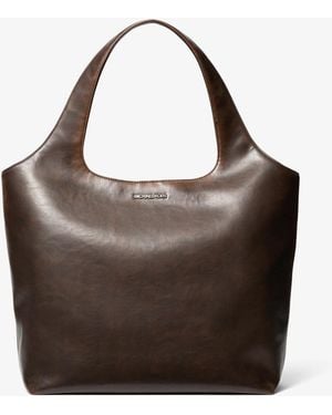 Michael Kors Cooper Burnished Tote Bag - Brown